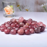 100g Strawberry Quartz Tumbles Reiki Healing Crystals