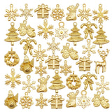 100g Alloy Charms Mixed Santa Snowman Xmas Decor