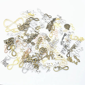 100g Hot Metal Life Mixed Pendant Antique Bronze Jewelry