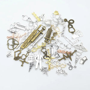 100g Hot Metal Life Mixed Pendant Antique Bronze Jewelry