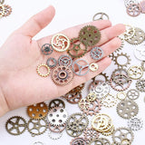 100g Silver Gold Zinc Alloy Epoxy Filling UV Resin Gear Jewelry DIY