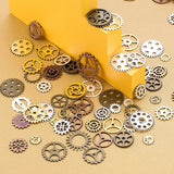 100g Silver Gold Zinc Alloy Epoxy Filling UV Resin Gear Jewelry DIY