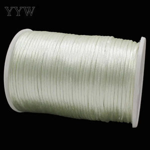 100m 2mm Nylon Cord Chinese Knot Macrame Cord DIY Rope Beads Necklace