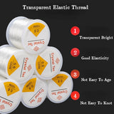 0.6mm Elastic Thread for DIY Jewelry Making - 100m