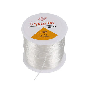 100m Transparent Line Thread Jewelry Making DIY Beading Bracelet Necklace