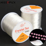 100m Crystal Transparent Line Cord for Jewelry Making DIY