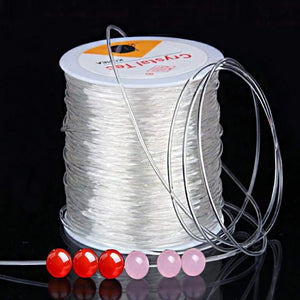 100m Transparent Line Thread Jewelry Making DIY Beading Bracelet Necklace