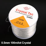 100m Strong Elastic Crystal Beading Thread Cord for Jewelry Making DIY
