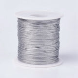 100m/roll 1mm Resin Polyester Braided Cord Thread Rope Twine for Bracelet Making