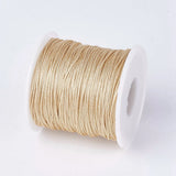 100m/roll 1mm Resin Polyester Braided Cord Thread Rope Twine for Bracelet Making