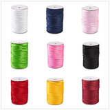 Polyester Fiber Ribbons Cords Thread for Daily Packaging Clothes Bag