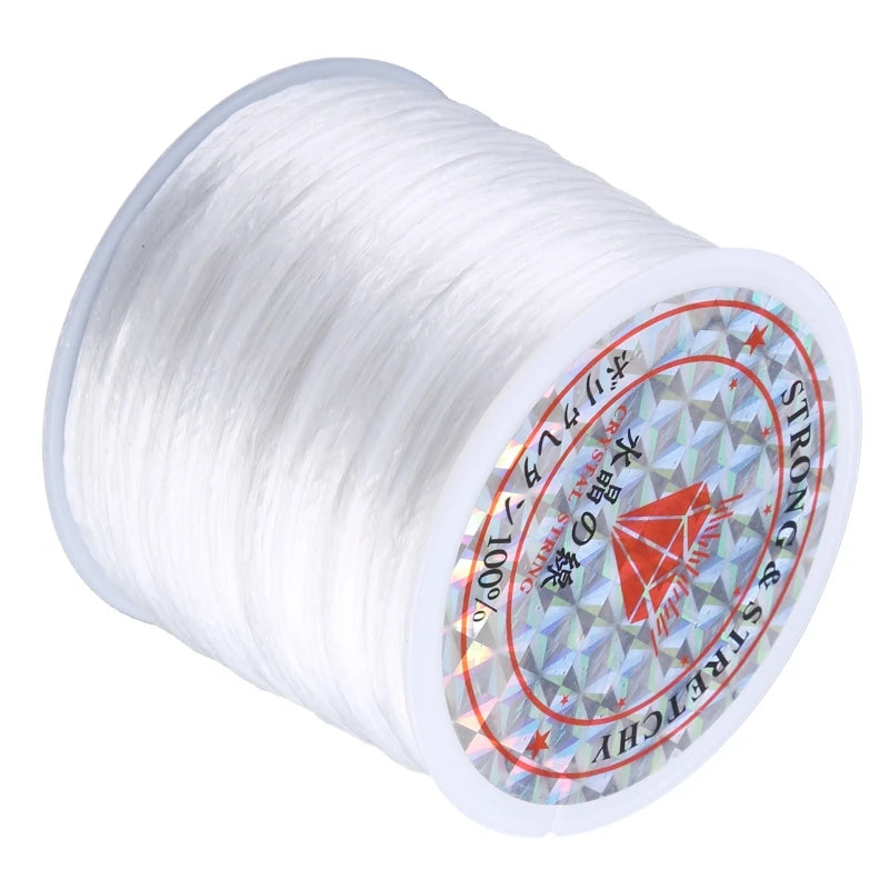 100m Strong Crystal Beading Stretch Cord 1 mm Elastic Line DIY Bracelet