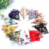 Chiffon Flower Tassel Fabric Charms Keychain Handbag Pendant