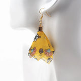 Chiffon Flower Tassel Fabric Charms Keychain Handbag Pendant