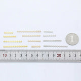 Silver Plated Metal Spacer Bars Connectors Beads for Jewelry Making