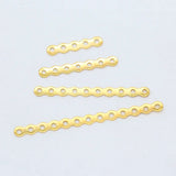 Silver Plated Metal Spacer Bars Connectors Beads for Jewelry Making