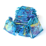 100pc 7x9cm Organza Jewelry Pouch-Organza Bags Wedding Party Favor Gift K39F