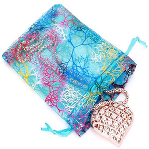 100pc 7x9cm Organza Jewelry Pouch-Organza Bags Wedding Party Favor Gift K39F