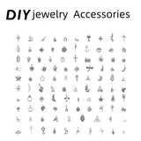100pc Zinc Alloy Mini Jewelry Making Accessories Set