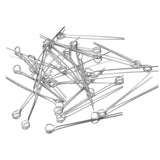 100pc Stainless Steel Eye Head Pins for DIY Jewelry Making