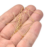 100pc Stainless Steel Eye Head Pins for DIY Jewelry Making