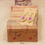 100pc Jewelry Earring Card Flower/Marbel/DIY Thank You Jewelry Drop Earring Tag