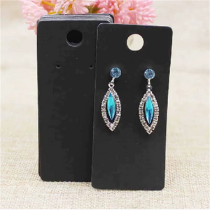 100pc Jewelry Earring Card Flower/Marbel/DIY Thank You Jewelry Drop Earring Tag