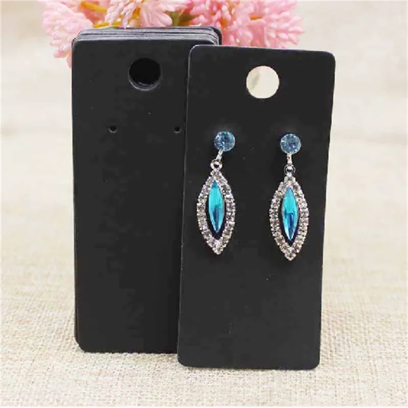 100pc Jewelry Earring Card Flower/Marbel/DIY Thank You Jewelry Drop Earring Tag
