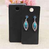 100pc Jewelry Earring Card Flower/Marbel/DIY Thank You Jewelry Drop Earring Tag