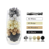 Silicone & Wooden Beads Mix Ball Chew DIY Nursing Jewelry