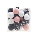Silicone & Wooden Beads Mix Ball Chew DIY Nursing Jewelry
