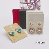 100pc Multi-Color Blank Paper Cowhide Earrings/Accessories Card
