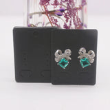 100pc Multi-Color Blank Paper Cowhide Earrings/Accessories Card