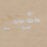 100pcs 0.8-1mm Rubber Clip Safety Stopper Beads Silicone Hose Charm Bracelets