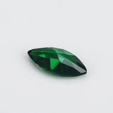 100pcs Green Glass Synthetic Gems Marquise Shape Loose Stone for DIY Jewelry