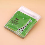 100pcs Green Giraffe Candy Cookie Bags Wedding Party Gift Bag