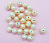 100pcs 10-11mm Natural Pink Freshwater Pearl DIY Hand Pearl