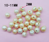 100pcs 10-11mm Natural Pink Freshwater Pearl DIY Hand Pearl