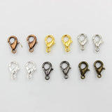 100pcs Lobster Clasps Silver Plated Alloy DIY Jewelry Findings