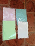 100pcs 10*7cm Silver Jewelry Cleaner Cloth 4 Colors Option