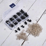 100pcs 10mm Safety Eyes for Plush Toys DIY Funny Toy Animal