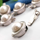 100pcs 11mm Pearl Hook Clasp for Jewelry Making