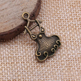 100pcs Evening Dress Pendant Charm For Jewelry Making