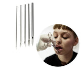 100pcs Disposable Body Piercing Needles Assorted Sizes Tattoo Supply