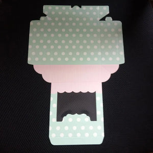 100pcs 13.5x13.5x5cm Polka Dot Paper Gift Boxes Wedding/Jewelry/Candy