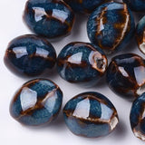 100pcs Oval Ceramic Beads 13 Colors DIY Porcelain Loose Beads