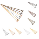 100pcs Eye Head Pins for Jewelry Making DIY Earrings Accessories
