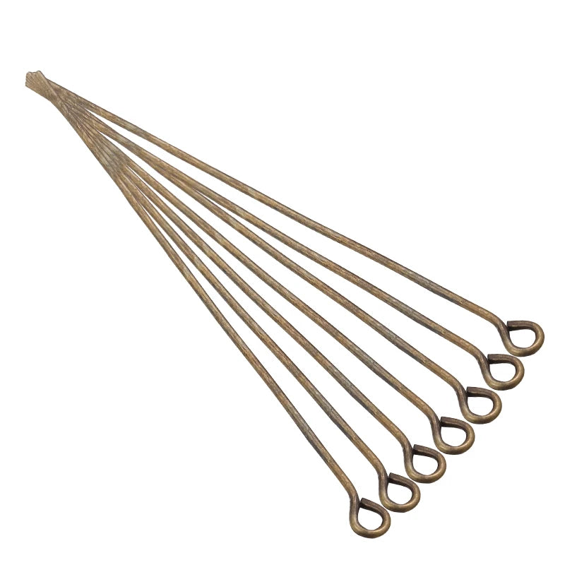 100pcs Eye Head Pins for Jewelry Making DIY Earrings Accessories