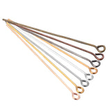 100pcs Eye Head Pins for Jewelry Making DIY Earrings Accessories