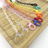100pcs Mini Acrylic Buckle Beads DIY Chains Accessories